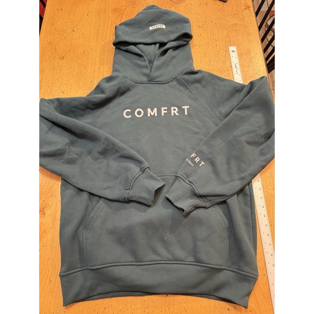 COMFRT Green Heavyweight Set - Hoodie & Sweatpant Joggers Set Size Medium Unisex - Picture 6 of 8
